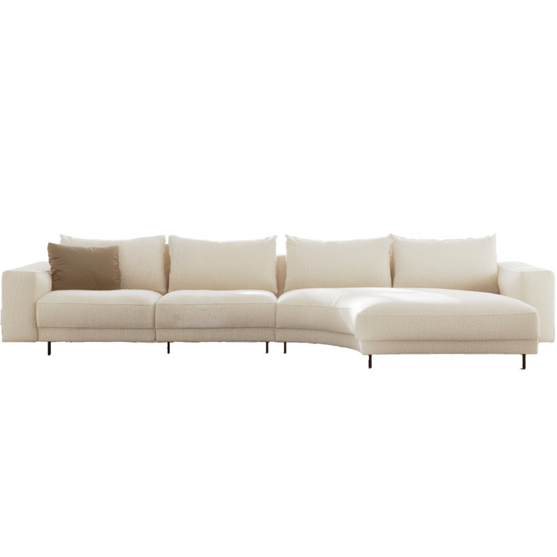 SAMBA CURVED CHAISE SECTIONAL By Furninova Sweden