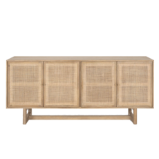 VILLA SIDEBOARD CANE NATURAL