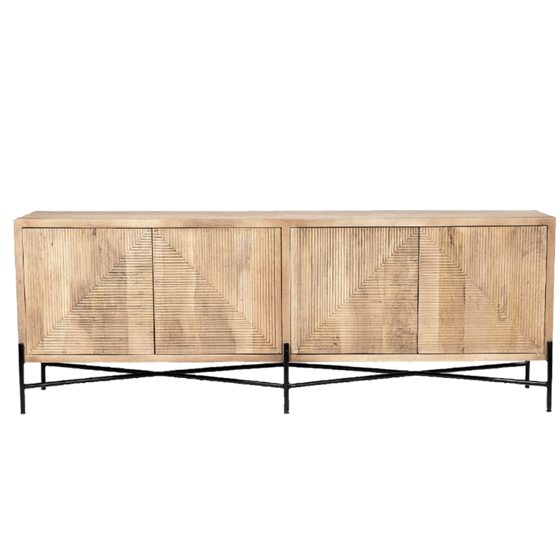 JUSTICE SIDEBOARD WOOD NATURAL
