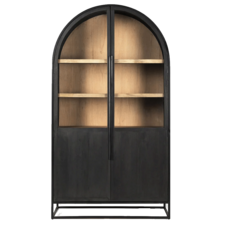 MAGDELLAN ARCHED CABINET BLACK