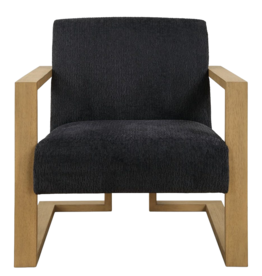 PEAKE ARM CHAIR DARK BLUE