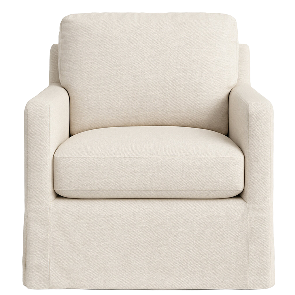 RHODES SLIP COVERED CHAIR