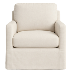 RHODES SLIP COVERED CHAIR