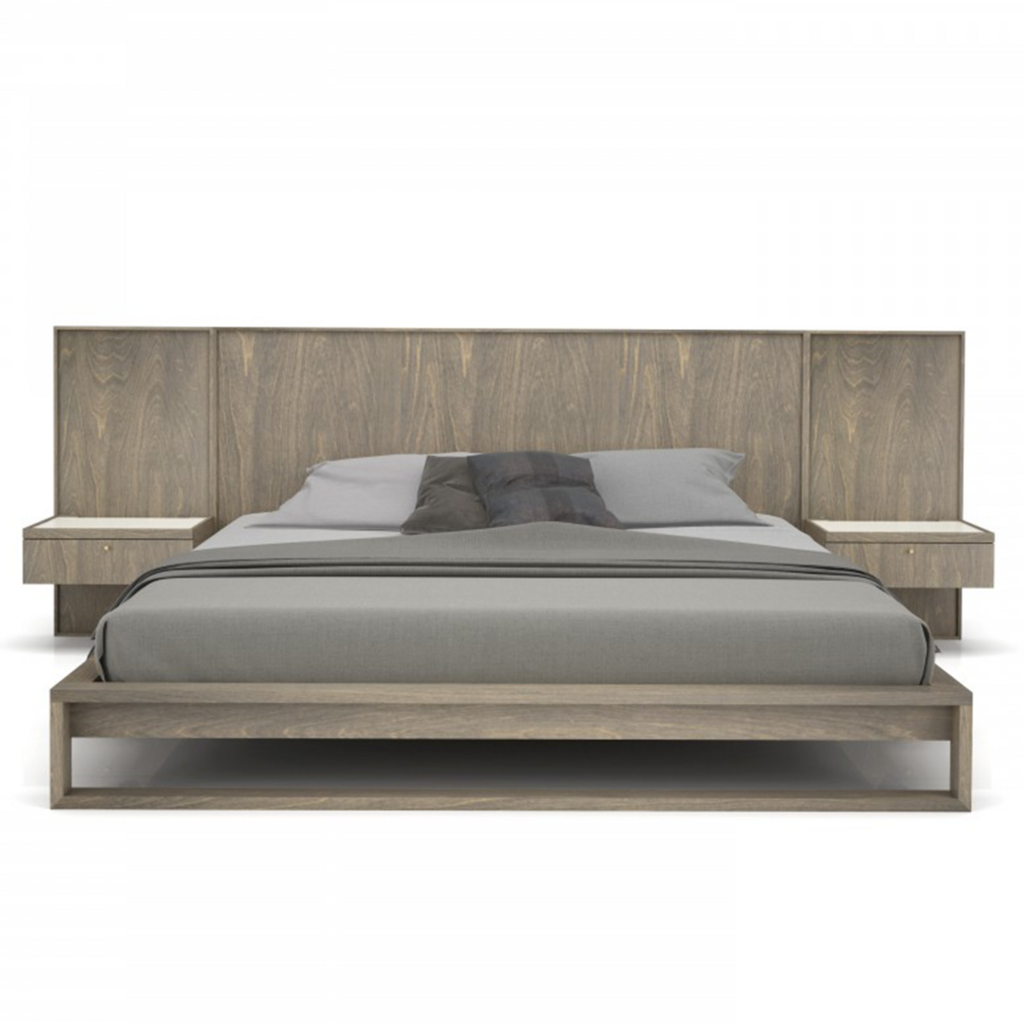WELLINGTON BIRCH BED EXTENDED w/ NIGHTSTANDS By HUPPE