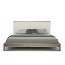 WELLINGTON UPHOLSTERED HEADBOARD BIRCH BED By HUPPE