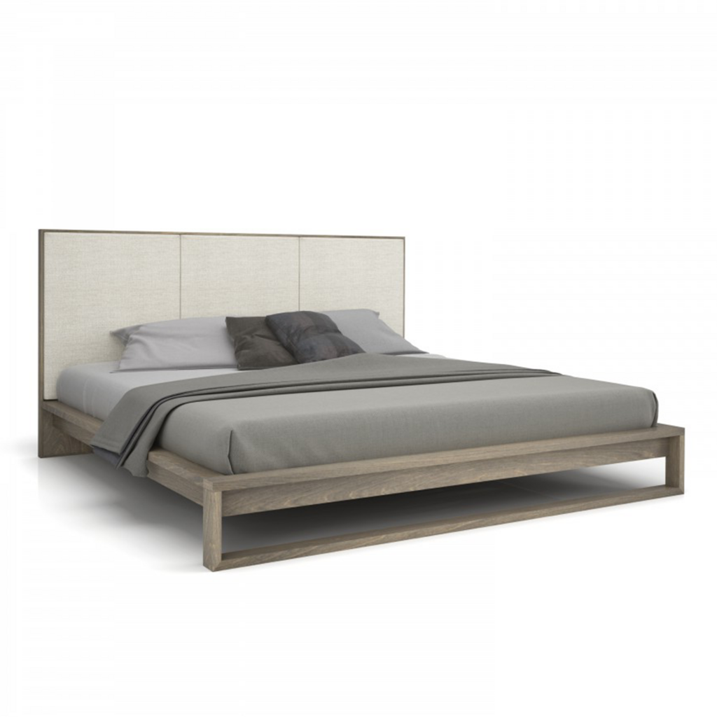 WELLINGTON UPHOLSTERED HEADBOARD BIRCH BED By HUPPE