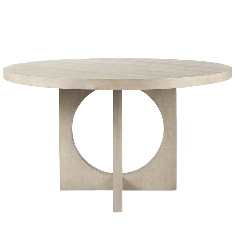BOSTON DINING TABLE ROUND 54" NATURAL