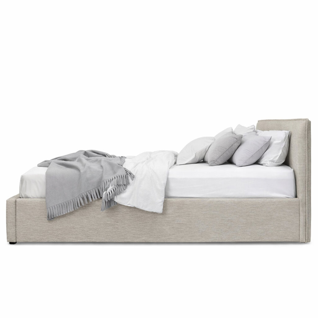 ARIES BED GREY SAND Storage Optional