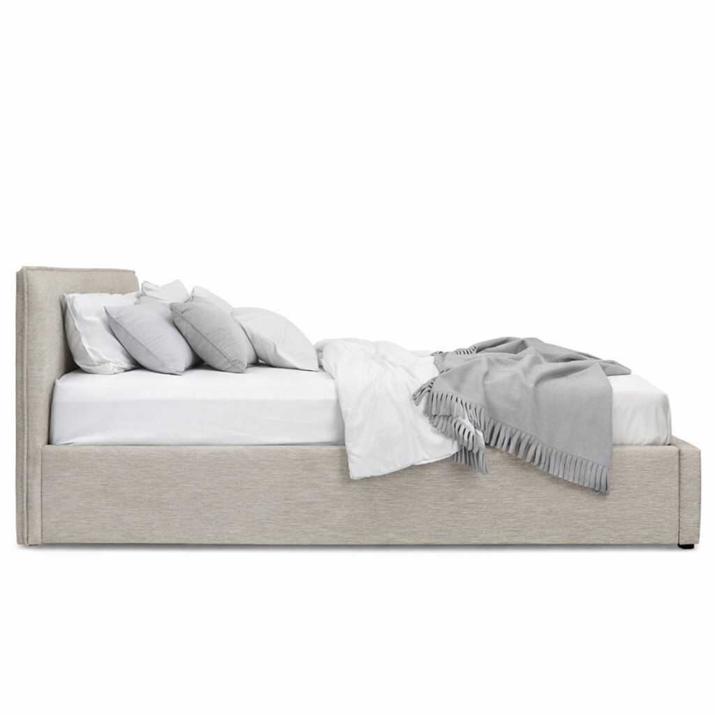 ARIES BED GREY SAND Storage Optional
