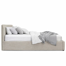 ARIES BED GREY SAND Storage Optional