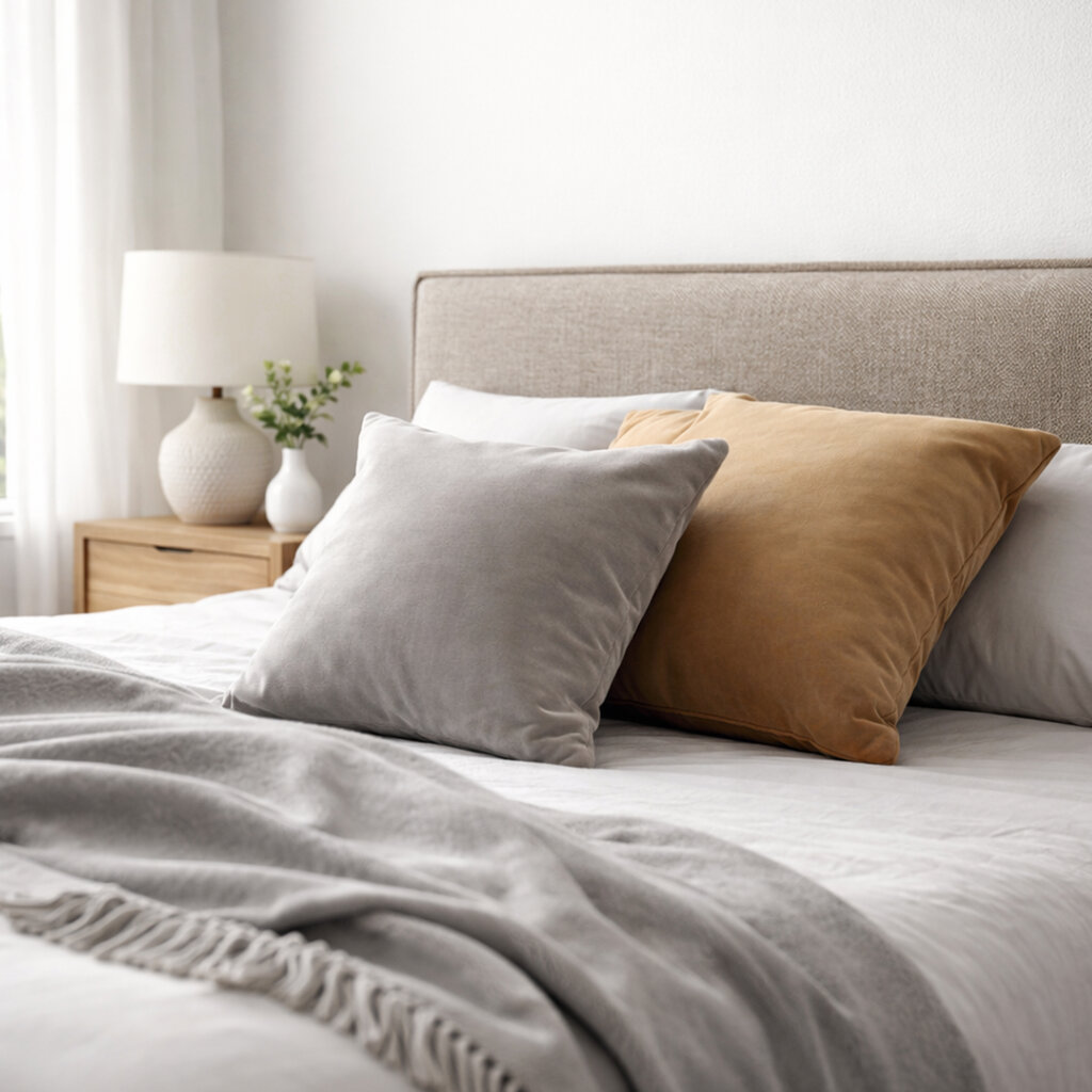 ARIES BED GREY SAND Storage Optional