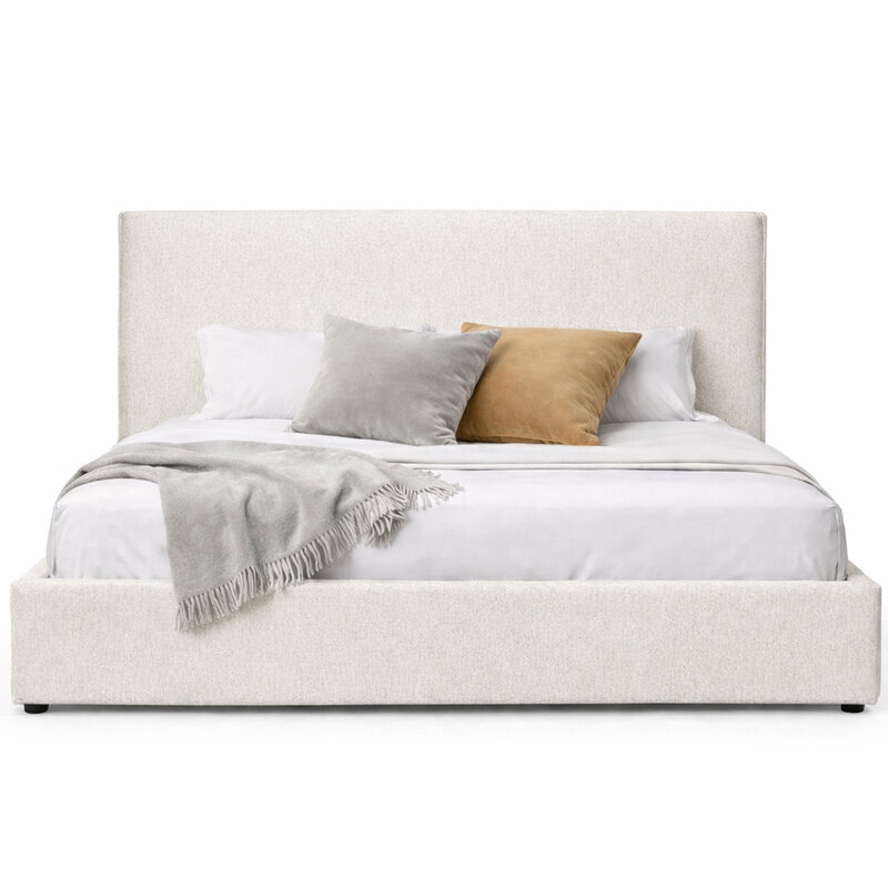 ARIES BED WHITE SAND Storage Optional