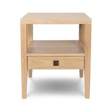 HEMSWORTH 1 DRAWER SIDE TABLE NATRUAL OAK