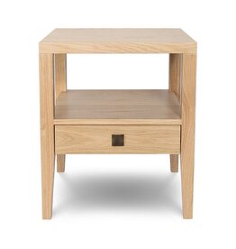 HEMSWORTH 1 DRAWER SIDE TABLE NATRUAL OAK