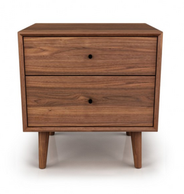 HERMAN 2 DRAWER NIGHSTAND By HUPPE