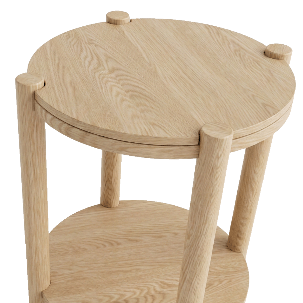 JULES 1 DRAWER NIGHTSTAND OAK By Huppe