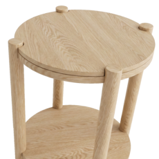 JULES 1 DRAWER NIGHTSTAND OAK By Huppe