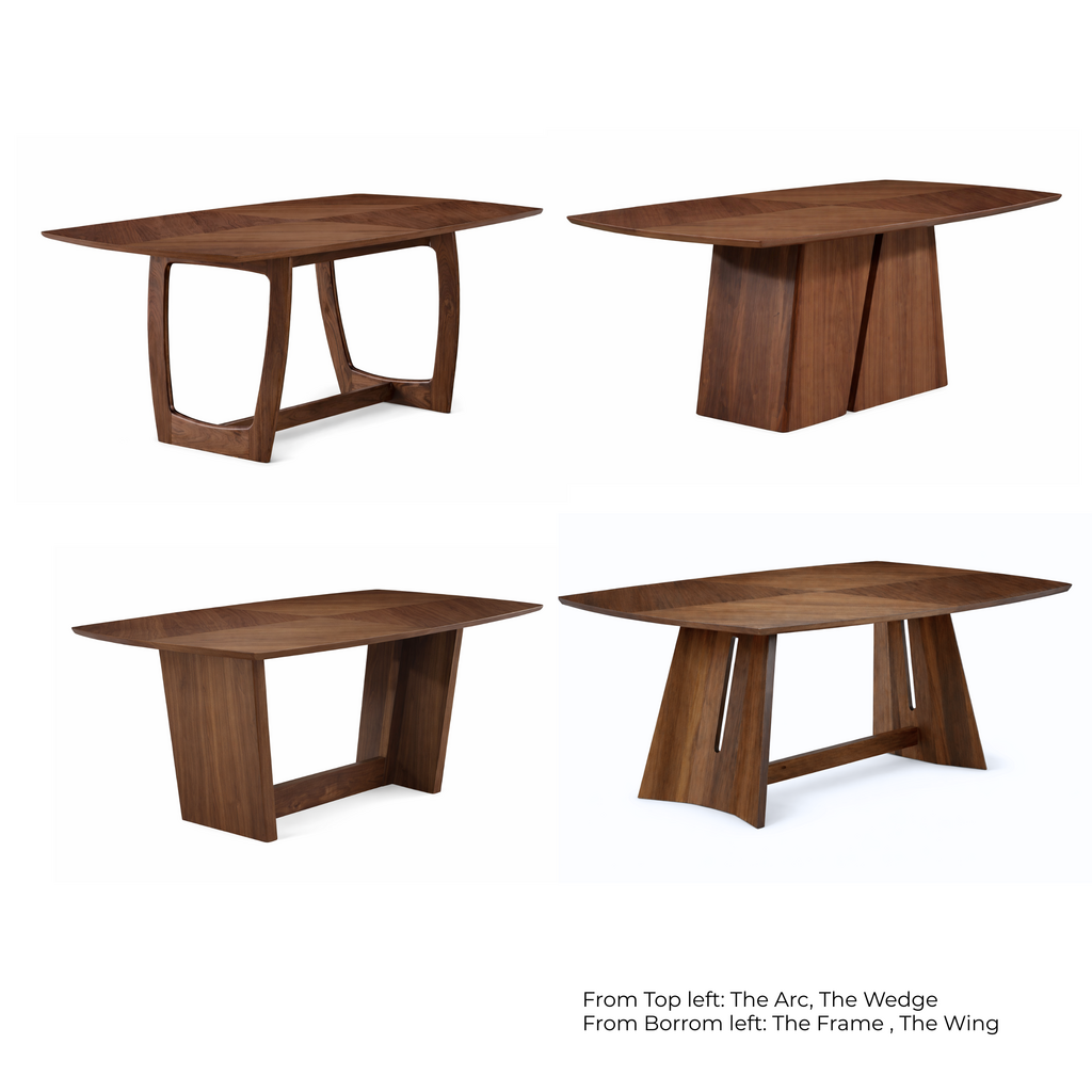 MONACO DINING TABLE WALNUT