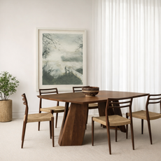 MONACO DINING TABLE WALNUT