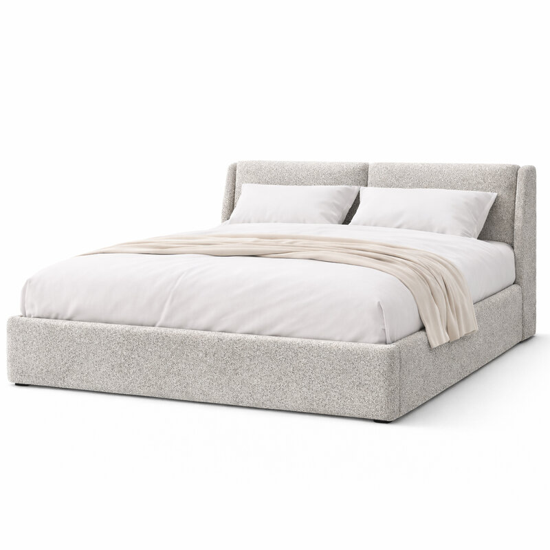 MAGNUS STORAGE BED TAUPE