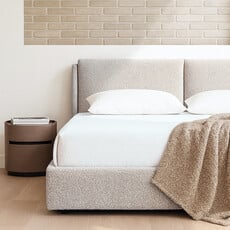 MAGNUS STORAGE BED TAUPE