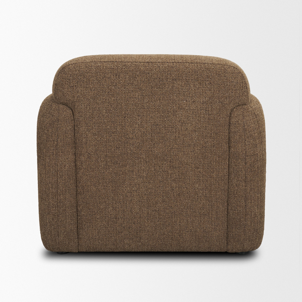 JULIUS ARM CHAIR PECAN BROWN