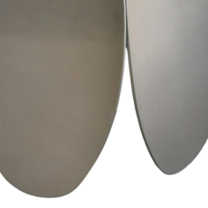 PETALO CERAMIC EXTENSION DINING TABLE ROUND 51" TO 83"