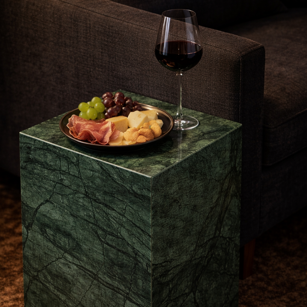 AUREL SIDE TABLE MARBLE GREEN