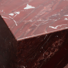 AUREL SIDE TABLE MARBLE RED