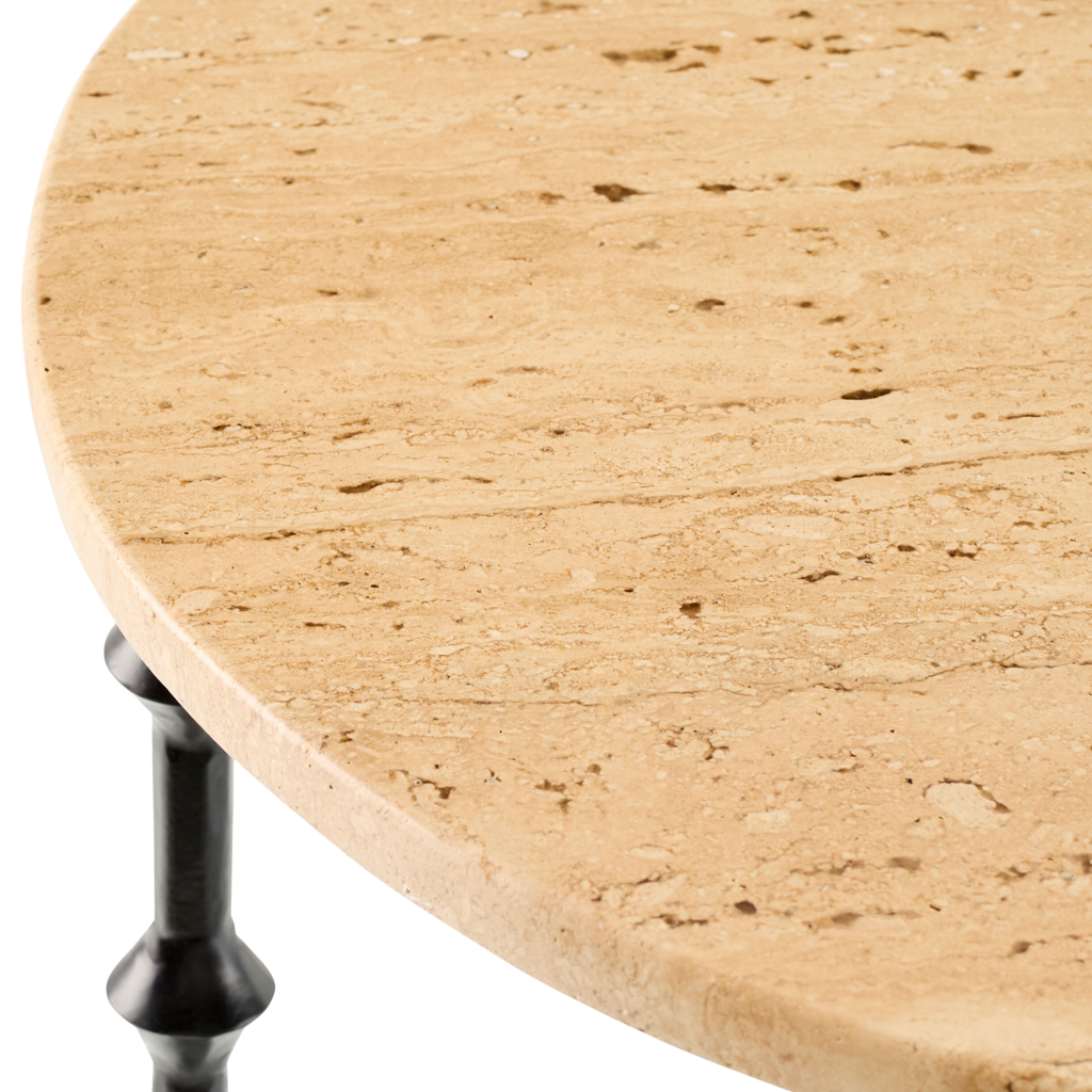 IVER SIDE TABLE ROUND MARBLE