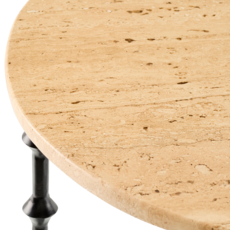 IVER SIDE TABLE ROUND MARBLE