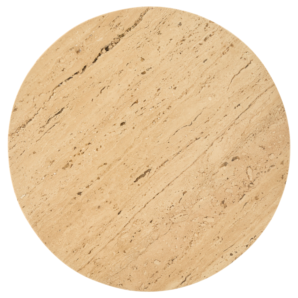 IVER SIDE TABLE ROUND MARBLE