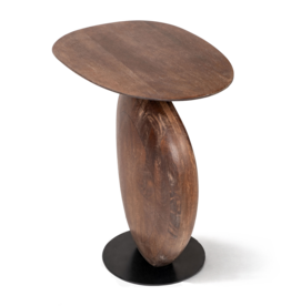 BRYN SIDE TABLE DARK BROWN