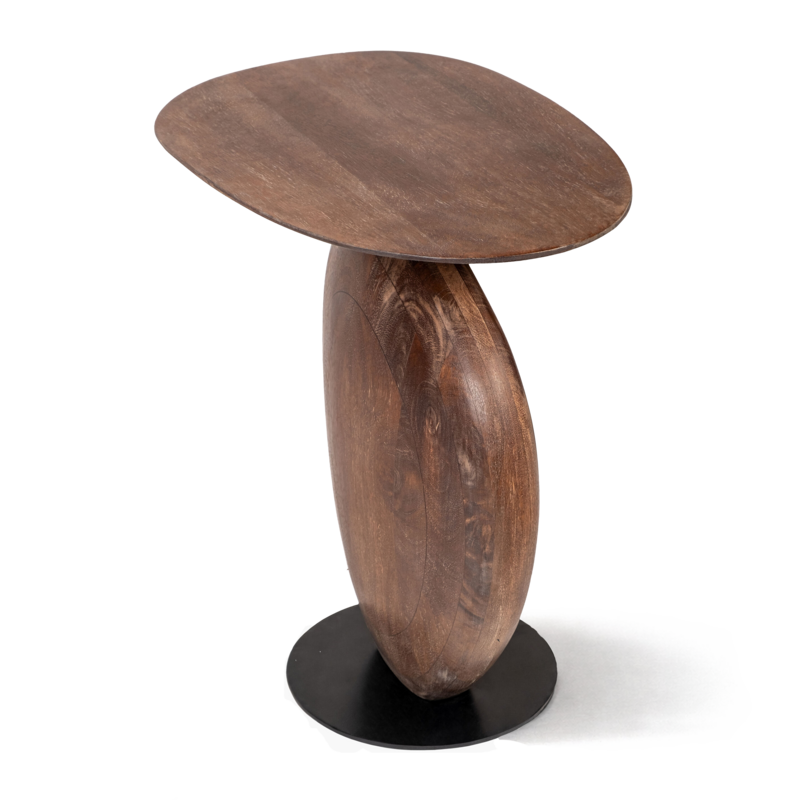 BRYN SIDE TABLE DARK BROWN