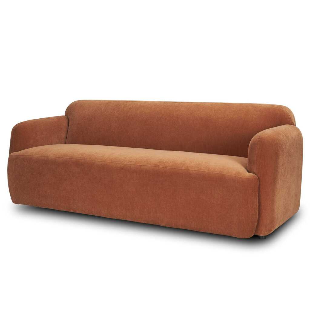 JULIUS SOFA CHENILLE RUST