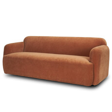 JULIUS SOFA CHENILLE RUST