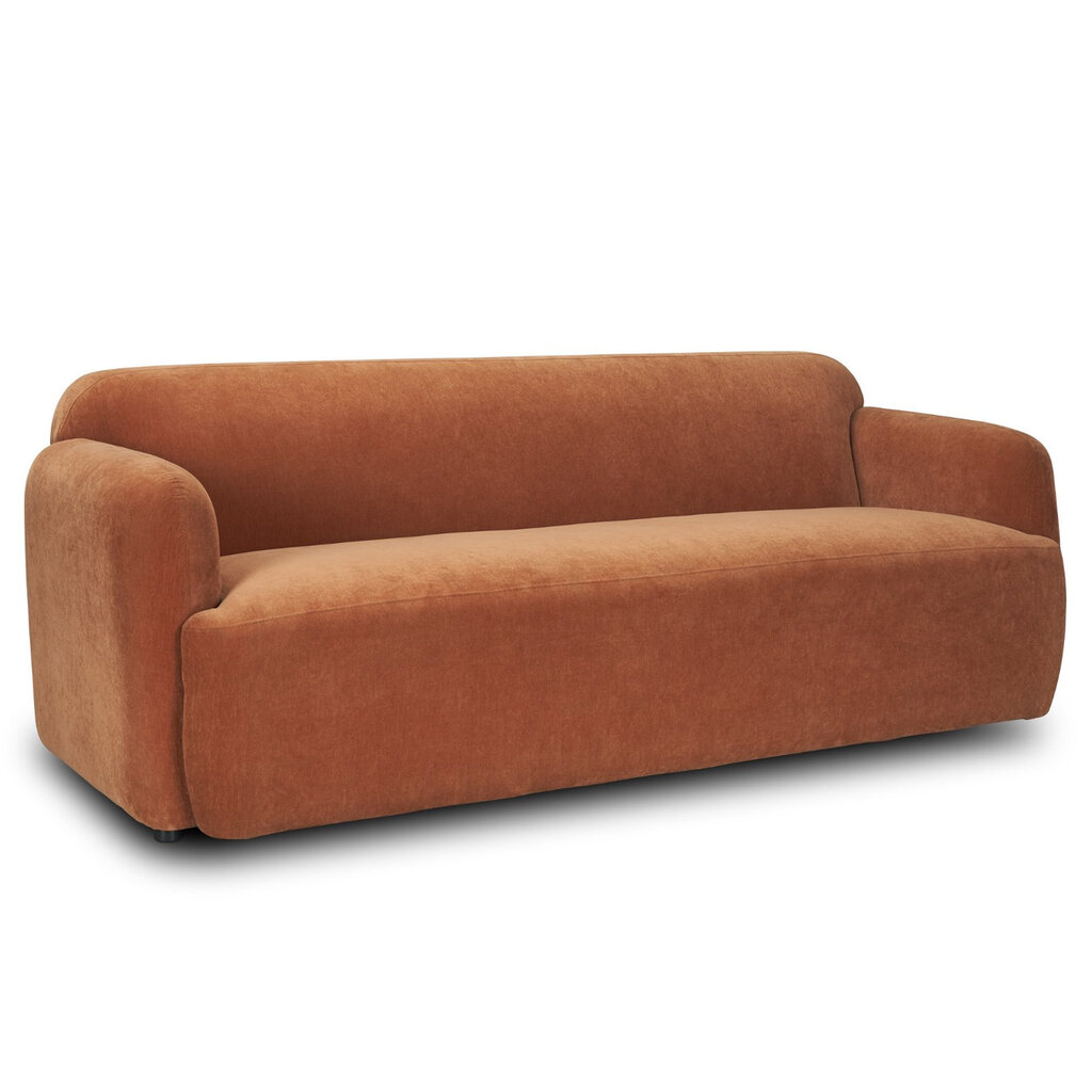 JULIUS SOFA CHENILLE RUST
