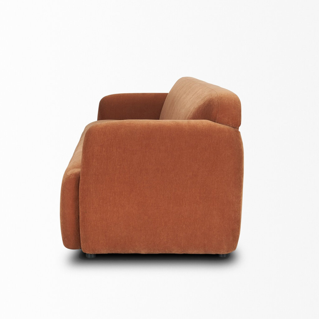 JULIUS SOFA CHENILLE RUST