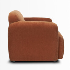 JULIUS ARM CHAIR  RUST