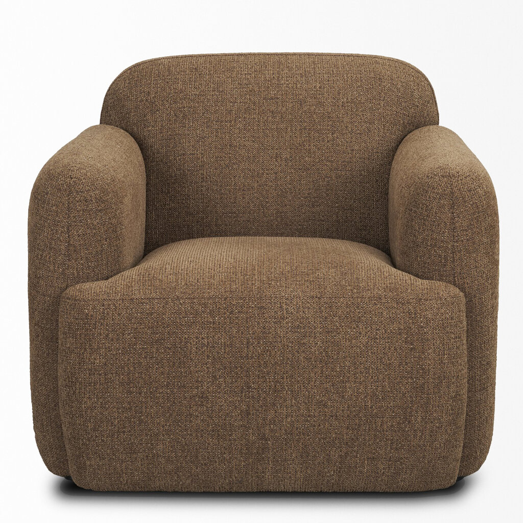 JULIUS ARM CHAIR PECAN BROWN