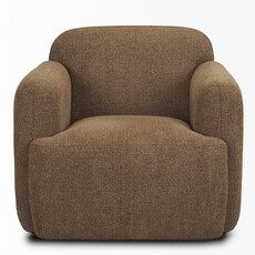 JULIUS ARM CHAIR PECAN BROWN