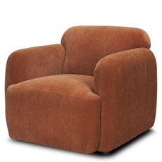 JULIUS ARM CHAIR  RUST