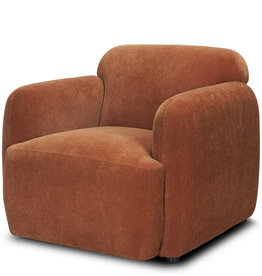 JULIUS ARM CHAIR  RUST