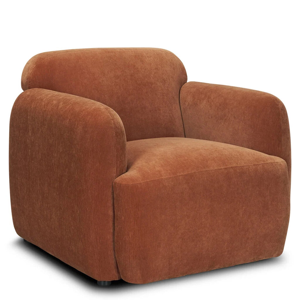 JULIUS ARM CHAIR  RUST