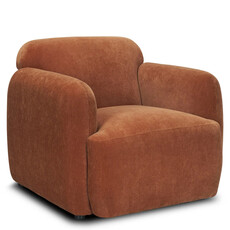 JULIUS ARM CHAIR  RUST