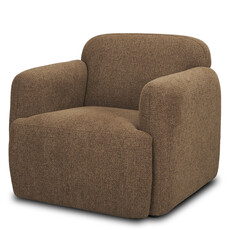 JULIUS ARM CHAIR PECAN BROWN