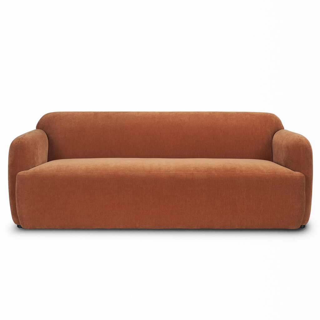 JULIUS SOFA CHENILLE RUST