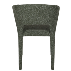 TOLA DINING CHAIR TEXTURAL FABRIC GREEN