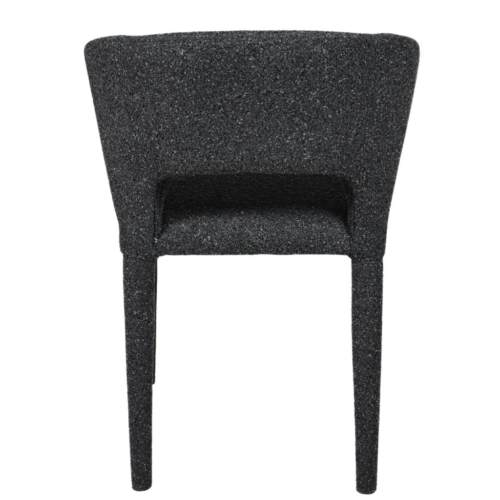 TOLA DINING CHAIR TEXTURAL FABRIC GREY