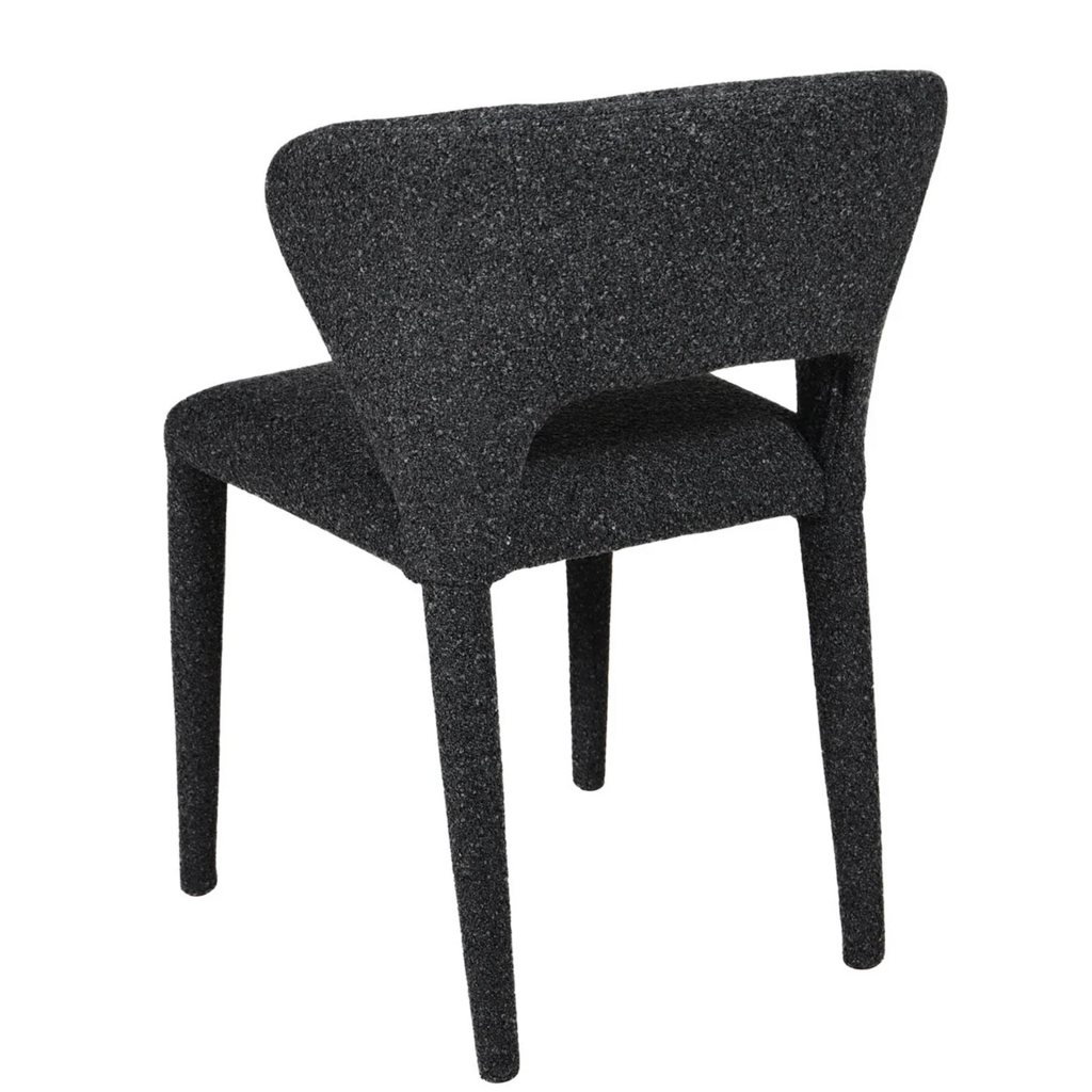 TOLA DINING CHAIR TEXTURAL FABRIC GREY